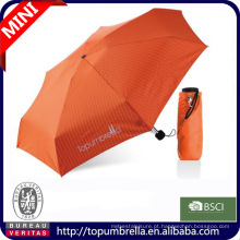 Venda quente super mini promoção 5 guarda-chuva do saco de dobramento